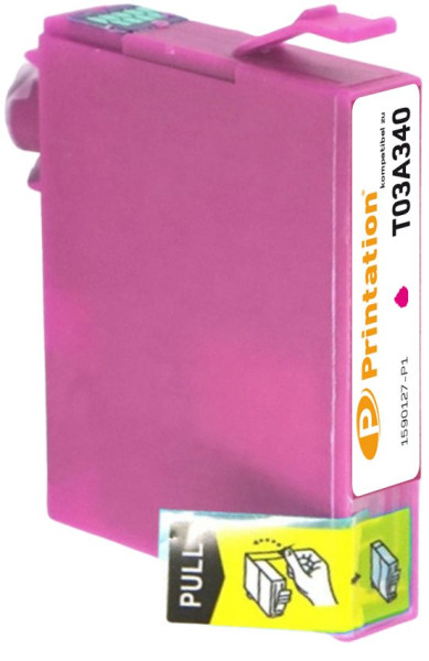 Printation Tinte ersetzt Epson T03A340 / 603XL, ca. 350 S., magenta