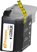 Printation Tinte ersetzt Brother LC-229XLBK, ca. 2.400 S., schwarz  Printation Tinte ersetzt Brother LC-229XLBK, ca. 2.400 S., schwarz