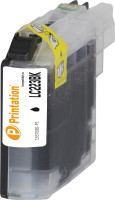 Printation Tinte ersetzt Brother LC-223BK, ca. 550 S., schwarz  Printation Tinte ersetzt Brother LC-223BK, ca. 550 S., schwarz