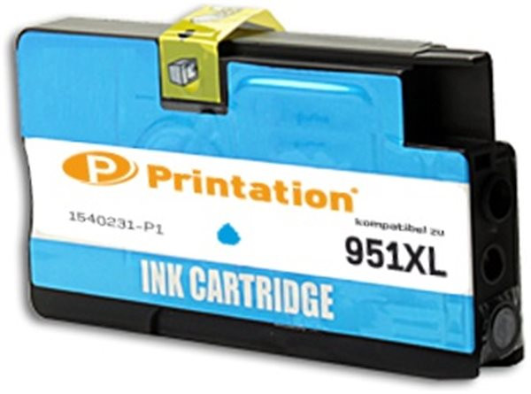 Printation Tinte ersetzt HP 951XL / CN046AE, ca. 1.500 S., cyan