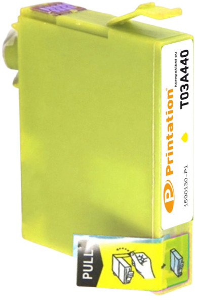 Printation Tinte ersetzt Epson T03A440 / 603XL, ca. 350 S., gelb