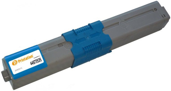 Printation Toner ersetzt Oki 44973535 (zB C301), ca. 1.500 S., cyan