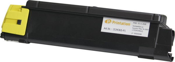 Printation Toner ersetzt Kyocera TK-590Y, ca. 5.000 S., gelb