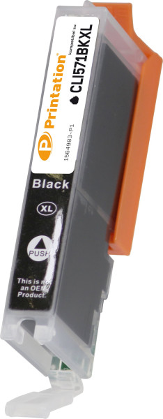 Printation Tinte ersetzt Canon  CLI-571BKXL, ca. 895 S., schwarz 
