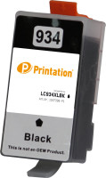 Printation Tinte ersetzt HP 934XL / C2P23AE, ca. 1.000 S., schwarz  Printation Tinte ersetzt HP 934XL / C2P23AE, ca. 1.000 S., schwarz
