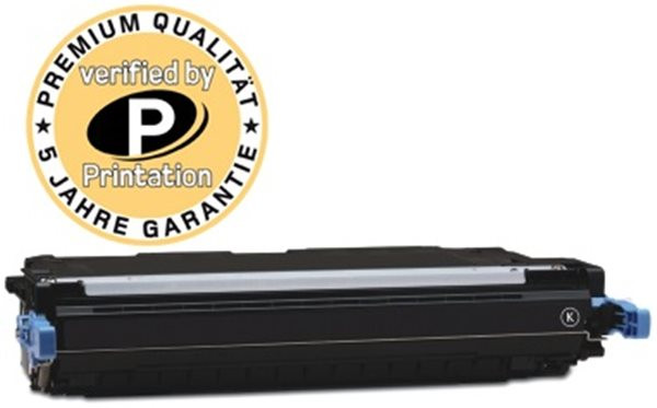 Printation Toner ersetzt HP 501A / Q6470A, ca. 6.000 S., schwarz 
