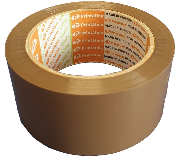 Paketklebeband PRINTATION 5066SB (50mmx66m) braun, 56my, PREMIUM 