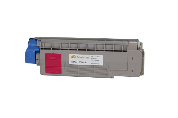 Printation Toner ersetzt Oki 43872306 (zB C5650), ca. 2.000 S., magenta